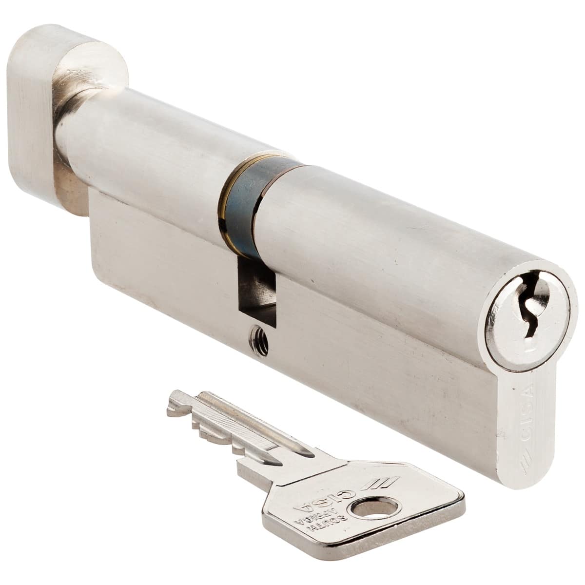 nickel offset knob cylinder cisa