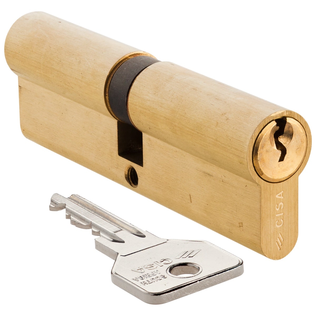 brass double cylinder cisa