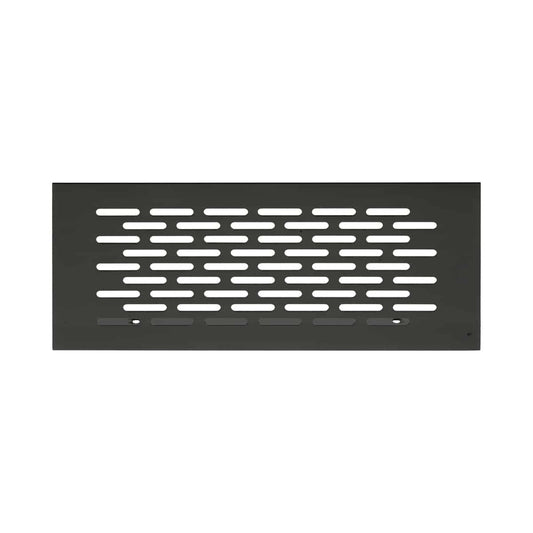 VENT 200 X 80MM ALU BLK