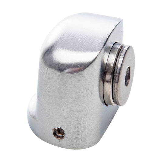 brushed stainless steel floormounted doorstop handles inc
