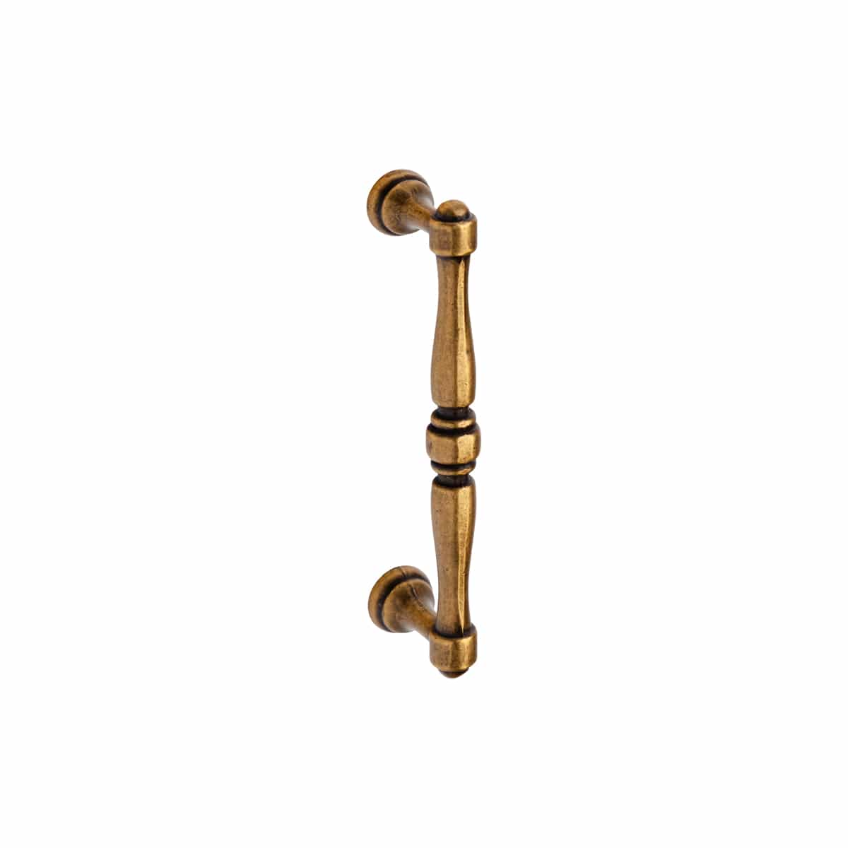 ROUND HANDLE ANTIQUE BRASS 96MM