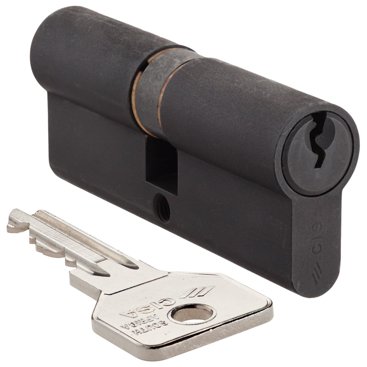black double cylinder cisa