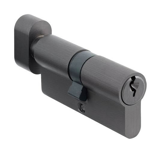 KNOB CYLINDER 65MM TITANIUM (STANDARD SIZE)