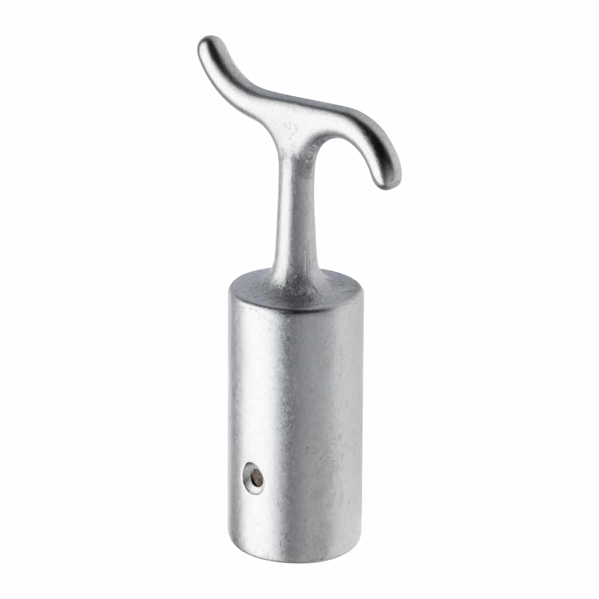 SASH POLE HOOK SATIN CHROME