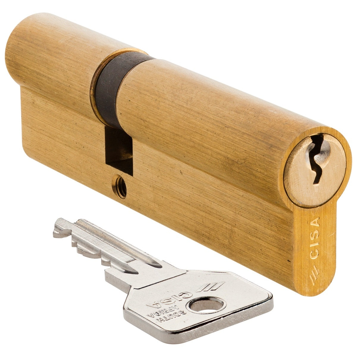 brass offset double cylinder cisa