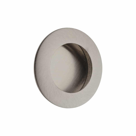 FLUSH PULL RND SATIN NICKLE 32mm