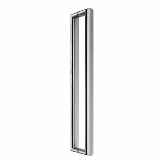 brushed stainless steel oval pull handle handles inc