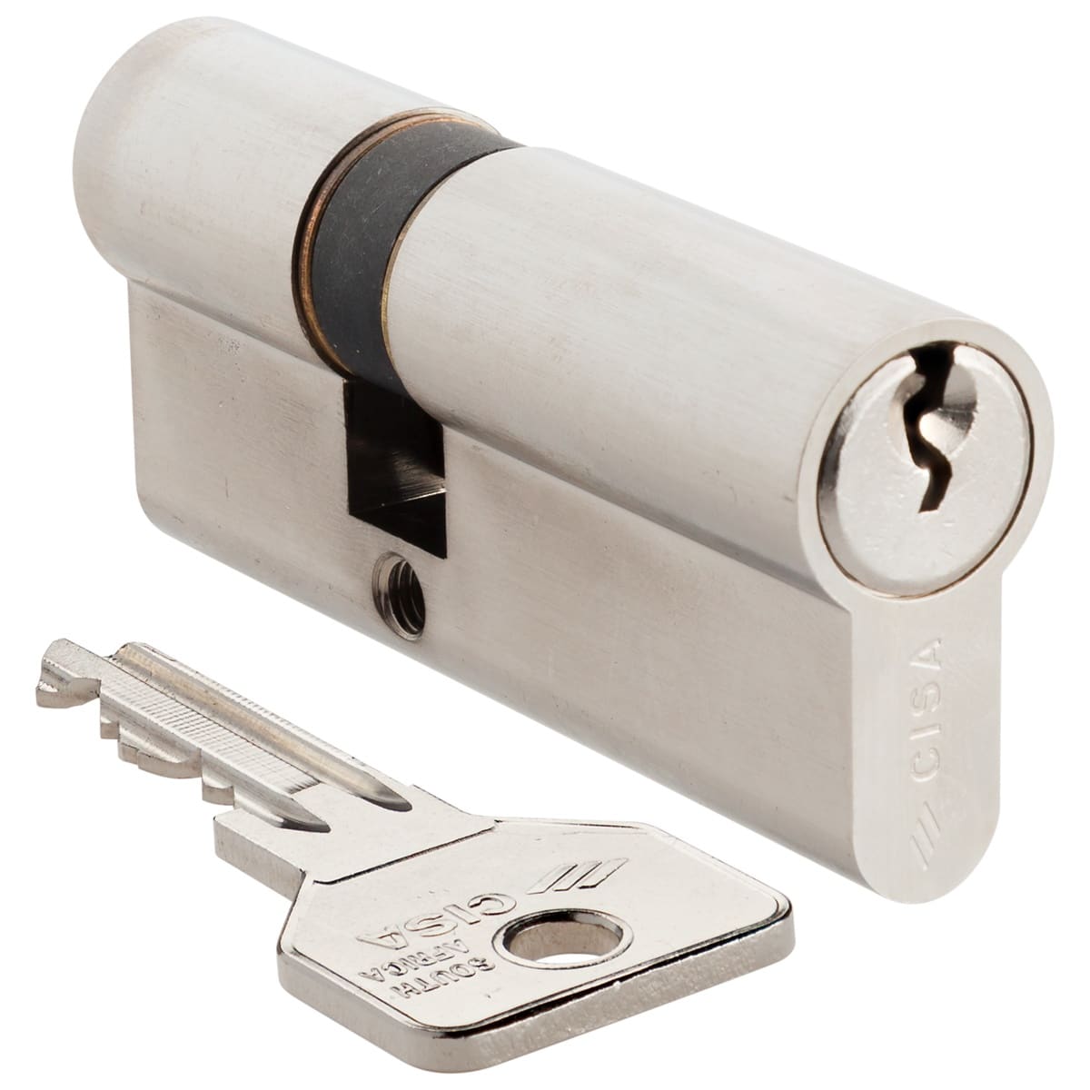 nickel offset double cylinder cisa