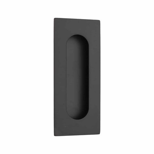 FLUSH PULL SQUARE BLACK 120x50mm