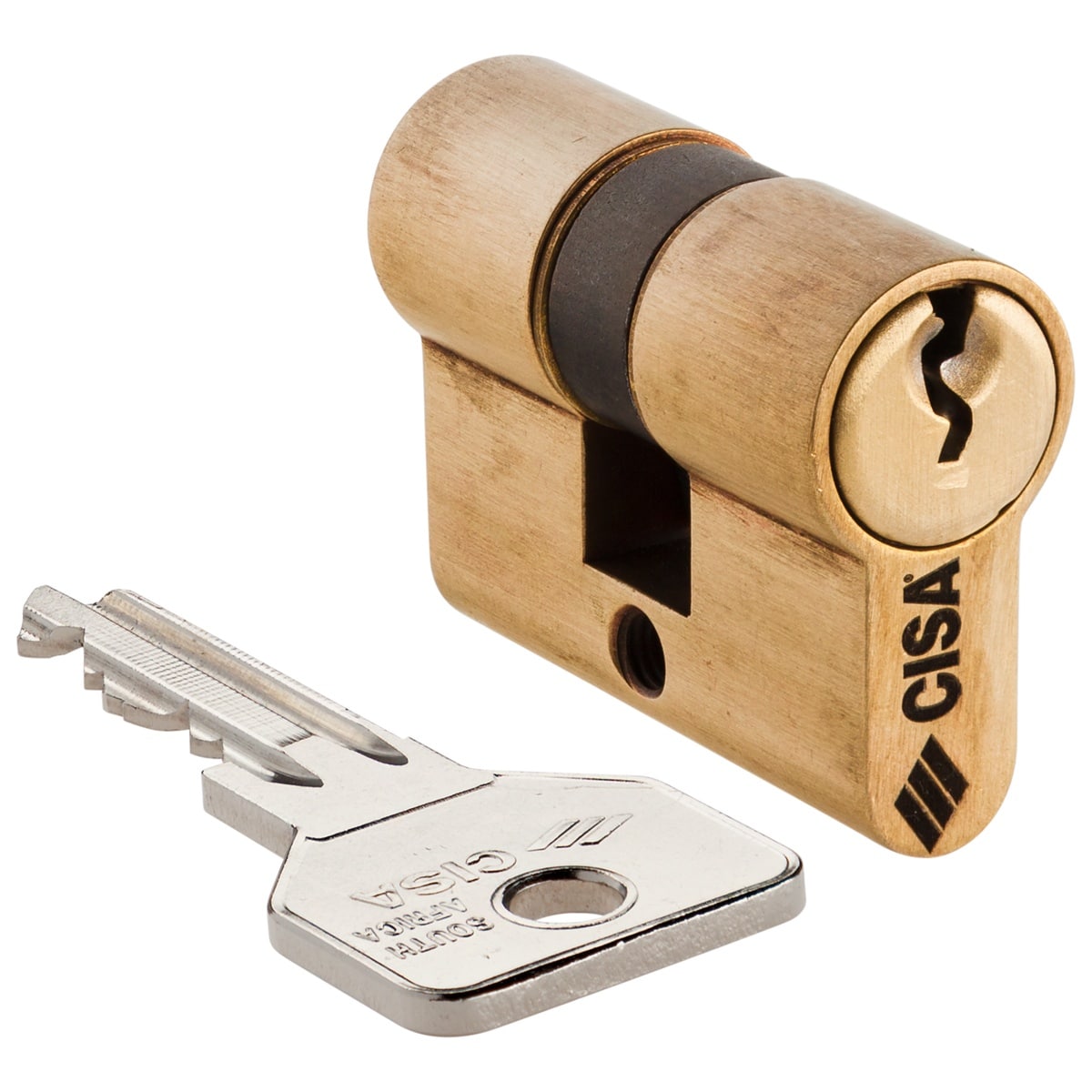 brass double cylinder cisa