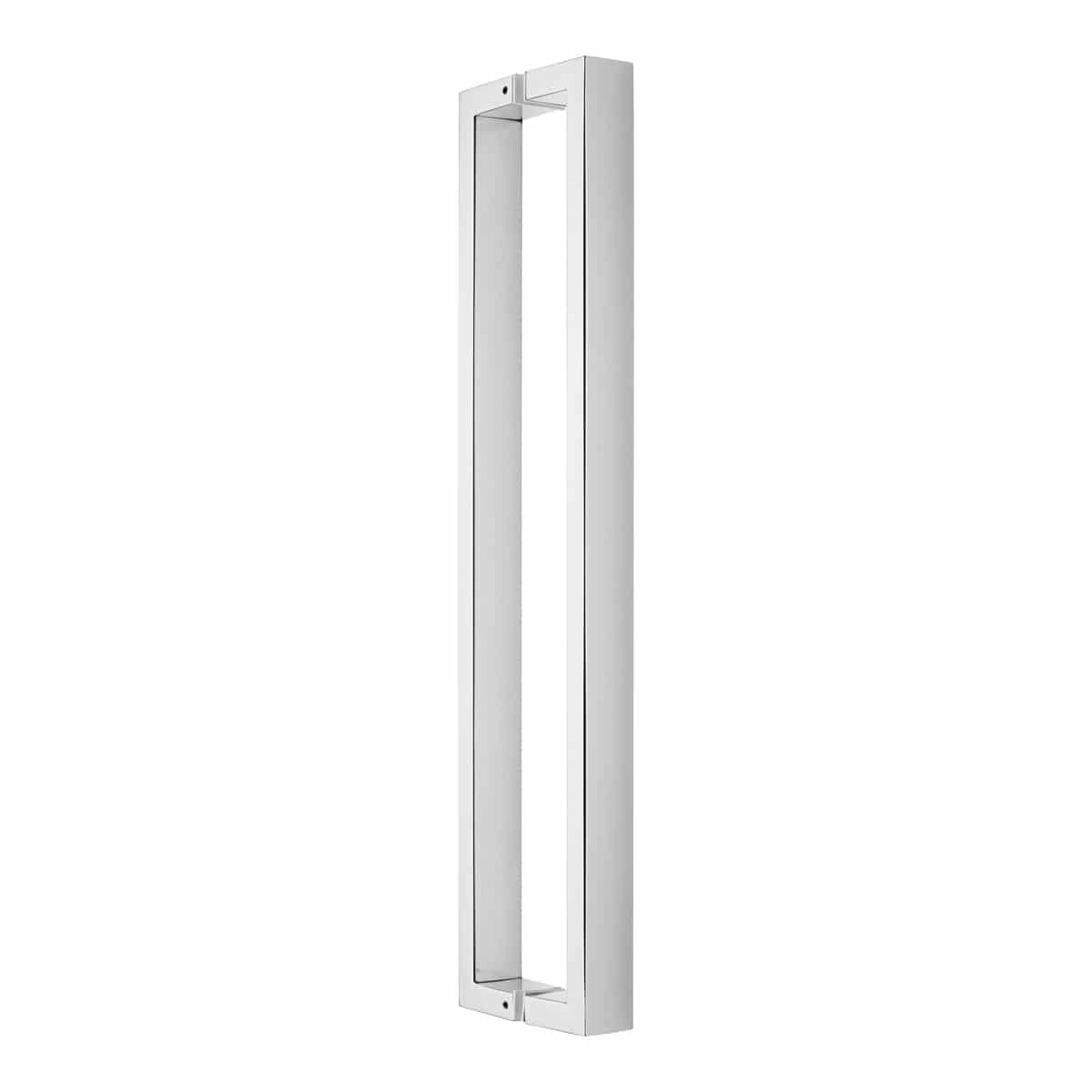 polished stainless steel square pull handle handles inc