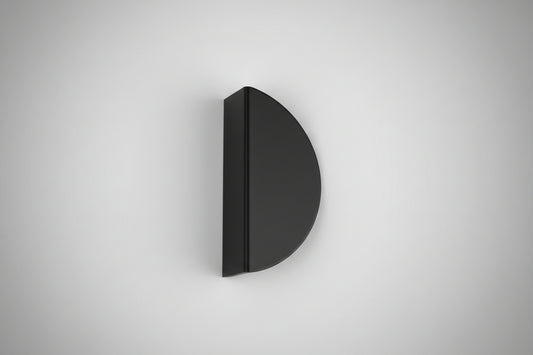 Half moon cabinet handle