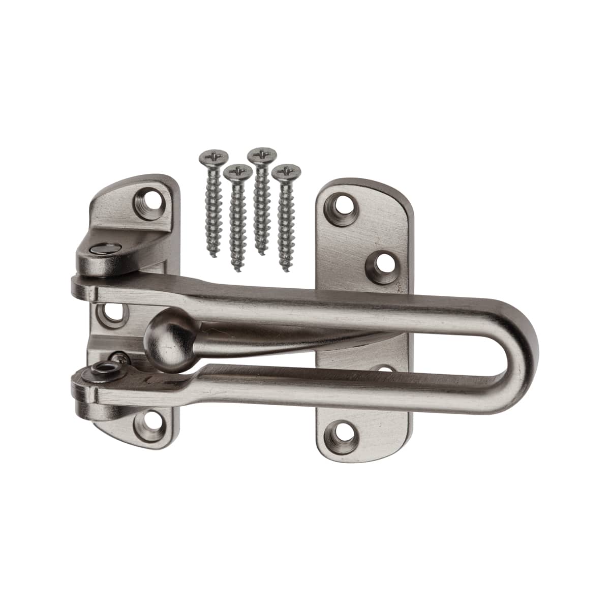 WISHBONE DOOR GUARD SATIN NICKEL