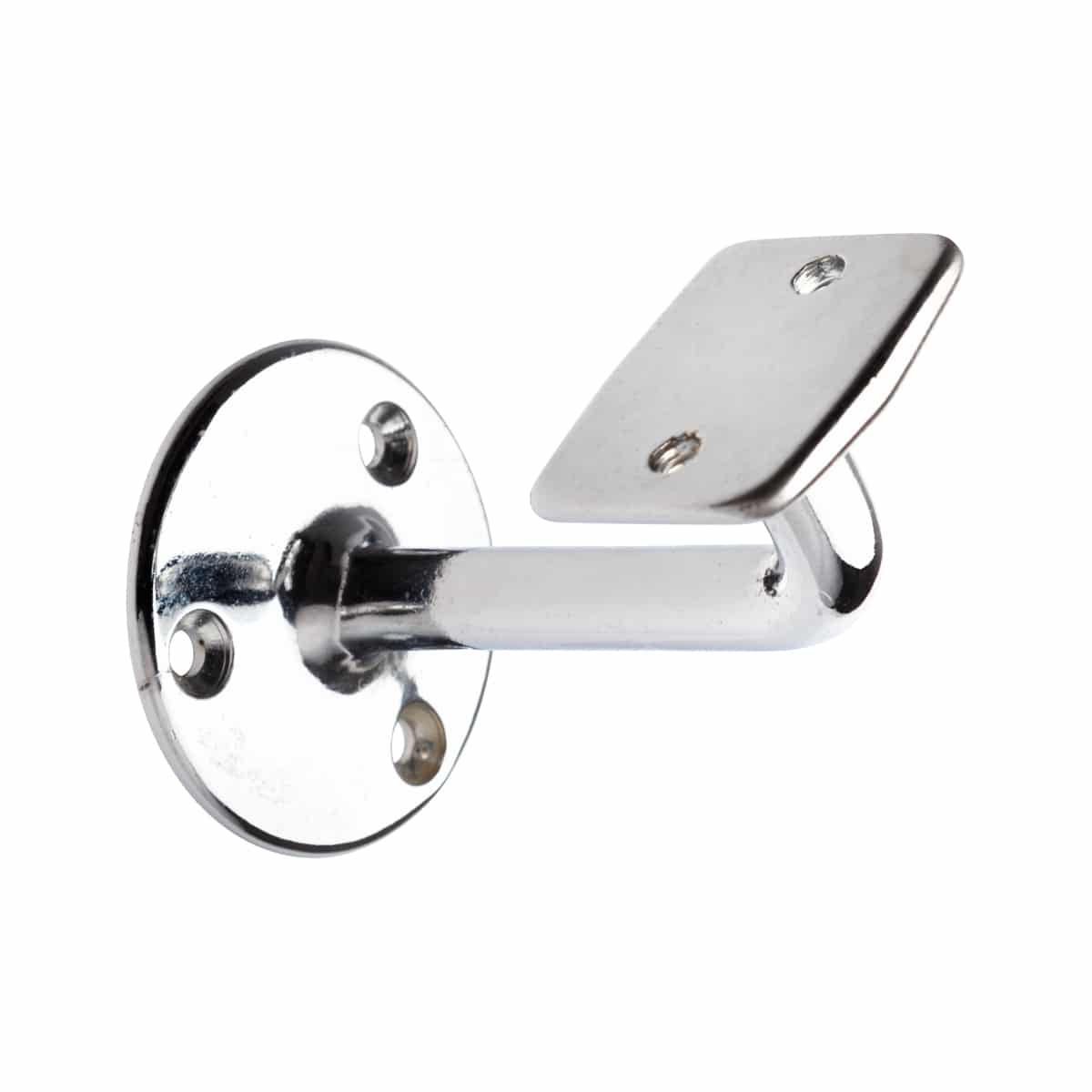 CRANKED FLAT HANDRAIL BRACKET POLISHED C