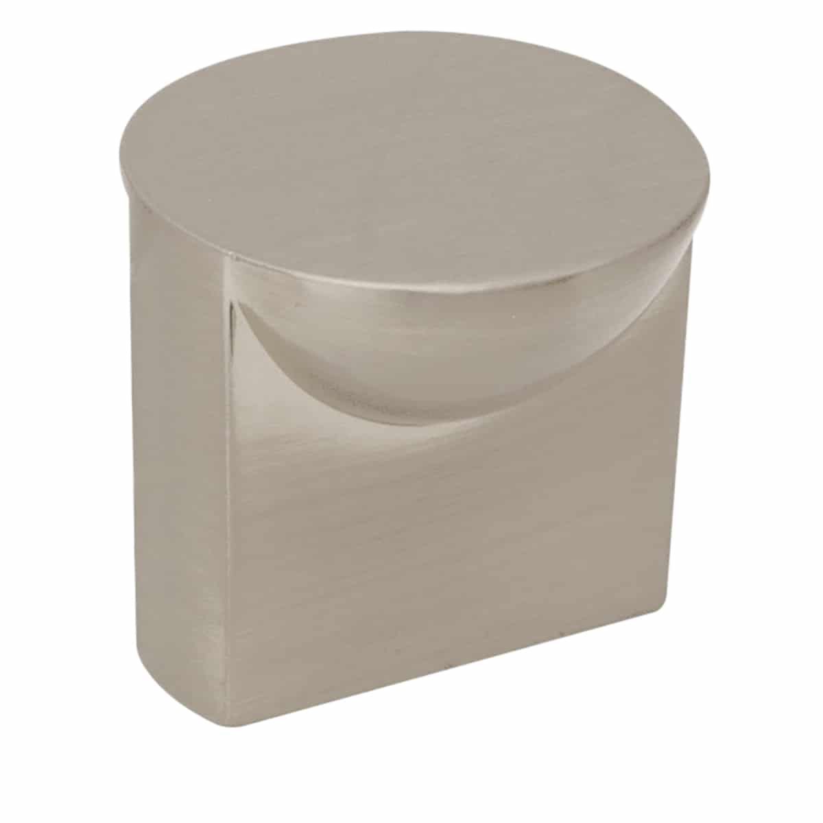 ROUND KNOB SATIN NICKEL 24MM