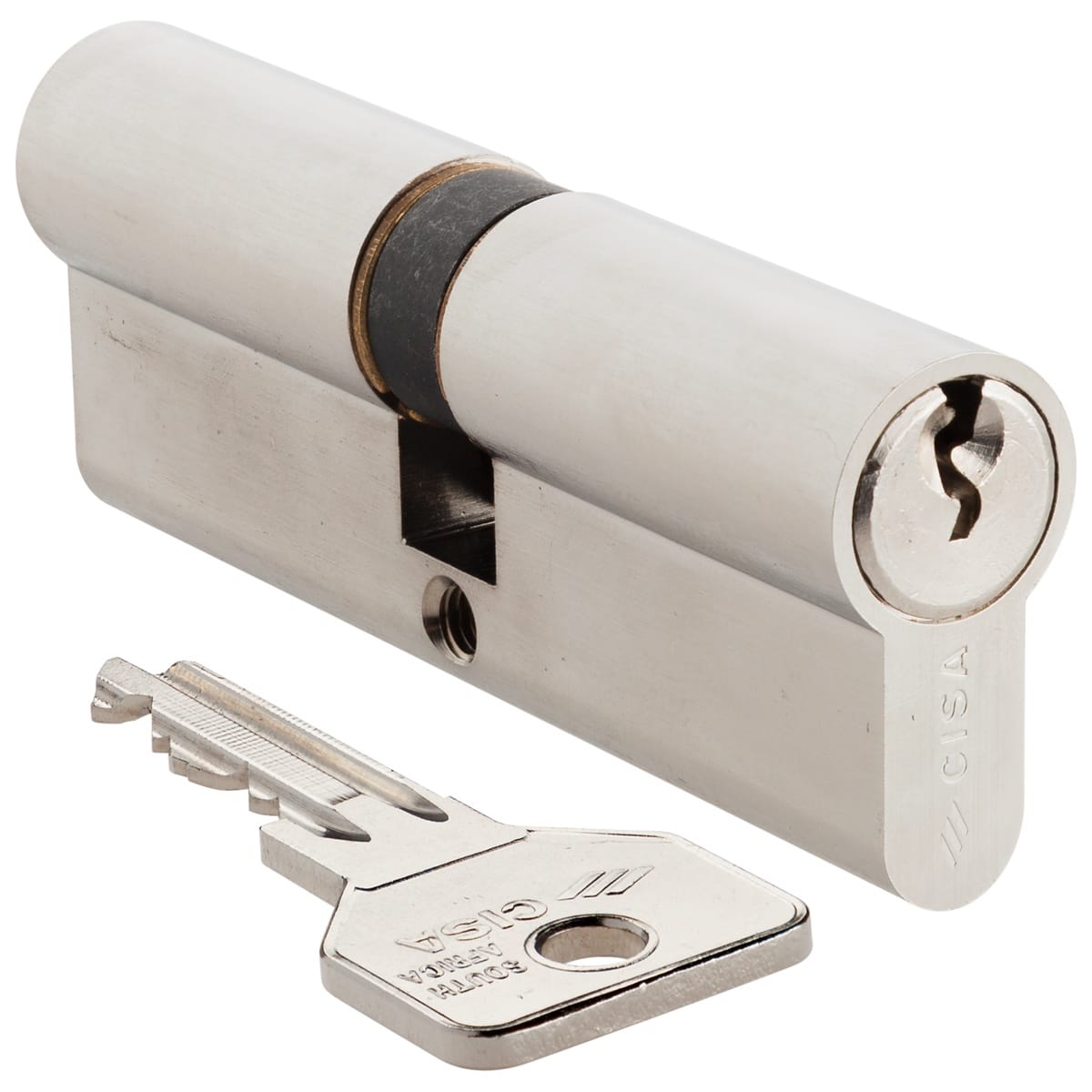 nickel double cylinder cisa