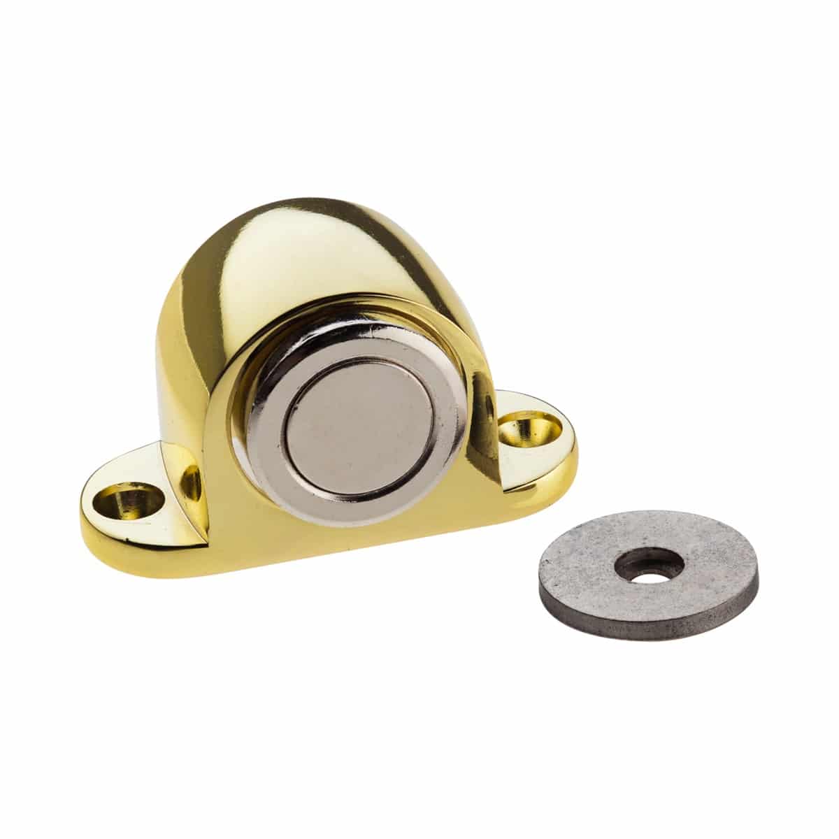 polished brass floor mounted doorstop handles inc