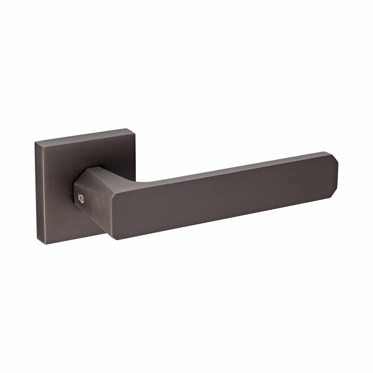 titanium lever handle on square rose handles inc