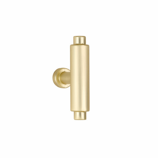 KNOB SATIN BRASS