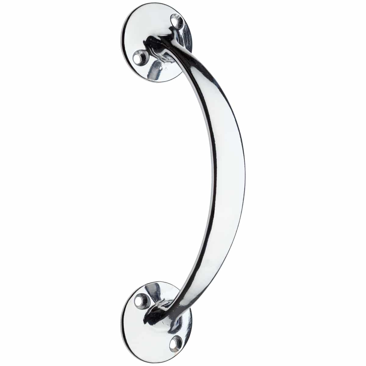 AVRIL HANDLE CHROME 190MM FRONT FIXING