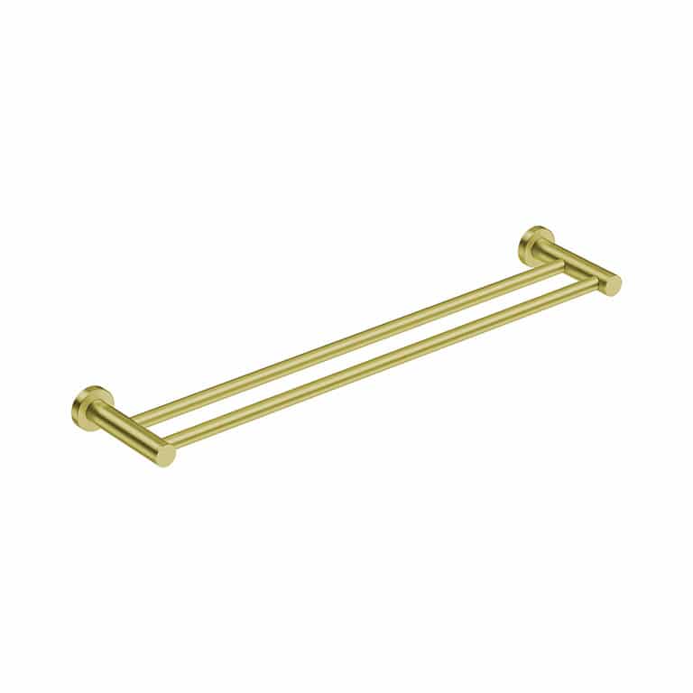 DOUBLE TOWEL RAIL – CHAMPAGNE GOLD 650MM