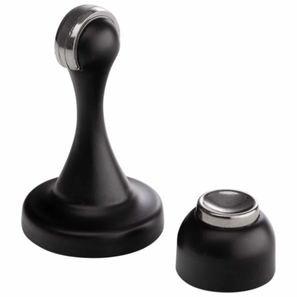 WALL MOUNTED MAGNETIC DOOR STOP BLACK