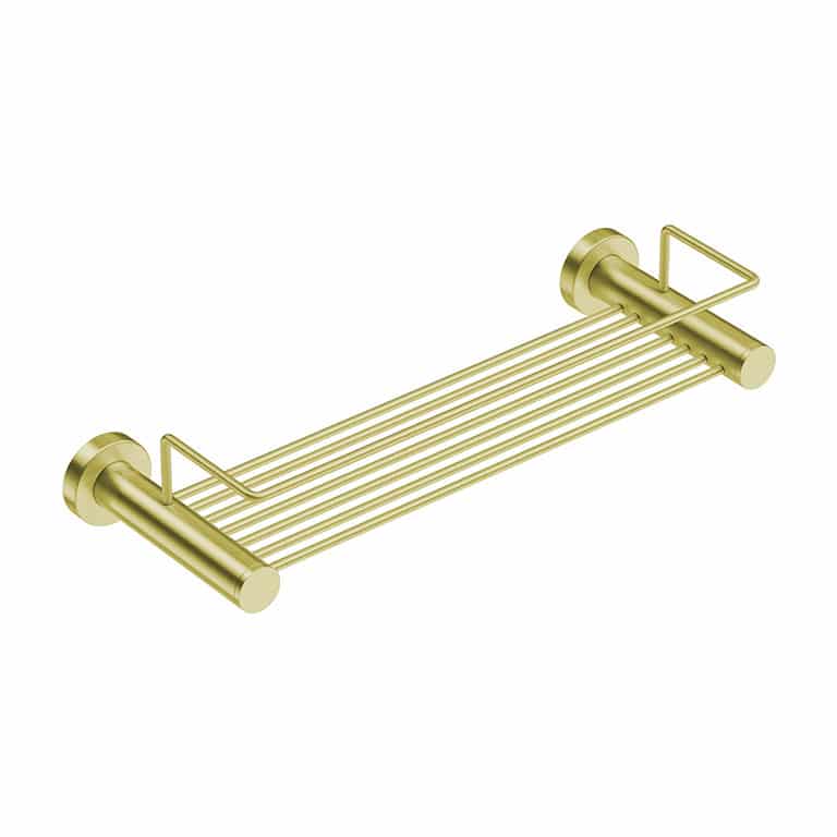 SHOWER RACK CHAMPAGNE GOLD 330MM