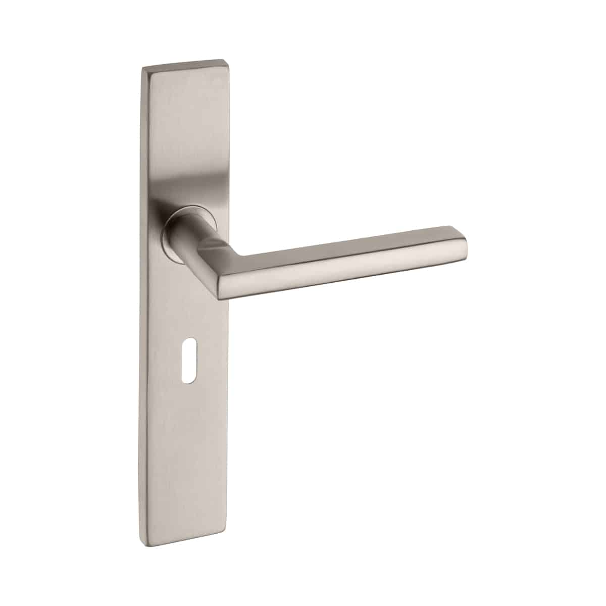 PELLO LEVER ON SQ PLATE KEY57MM SS