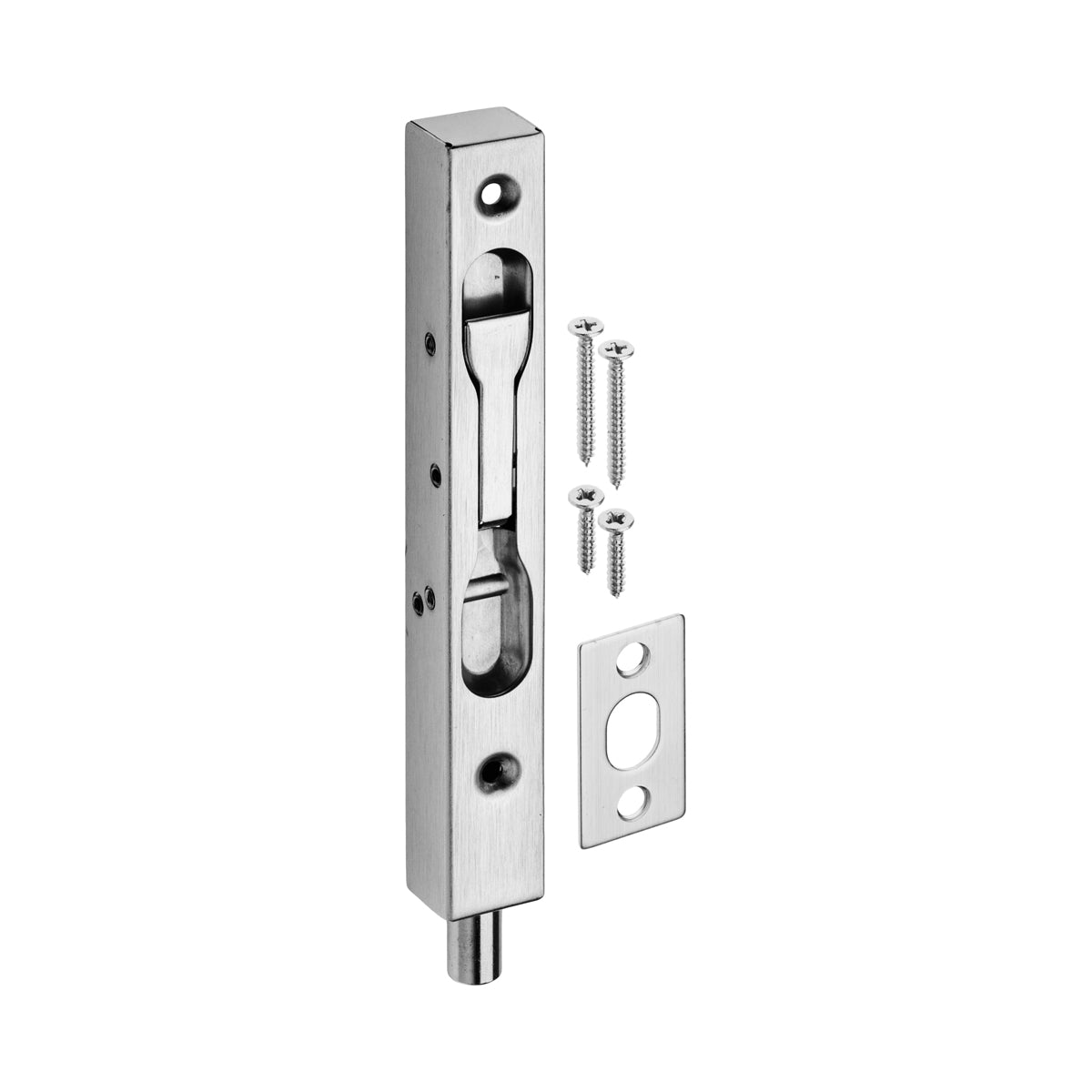FLUSH BOLT 300mm STAINLESS STEEL BOX TYP