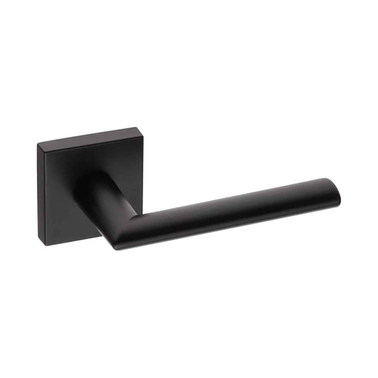 LEVER HANDLE ON SQUARE ROSE MATT BLACK