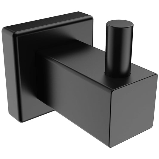 ROBE HOOK SINGLE BLACK