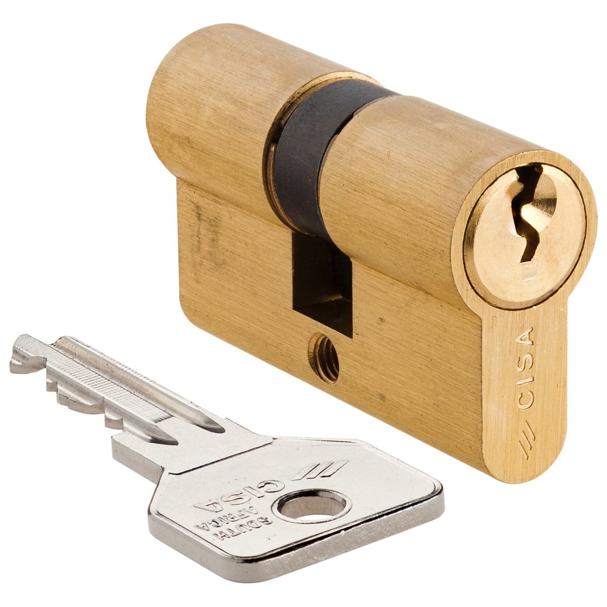 brass double cylinder cisa