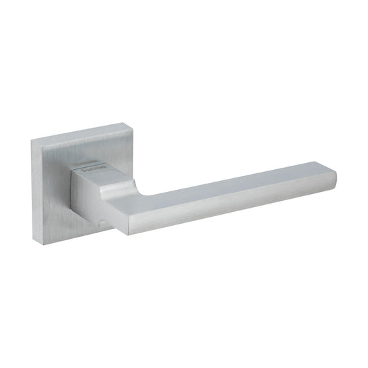LEVER HANDLE SQ ROSE SATIN CHROME