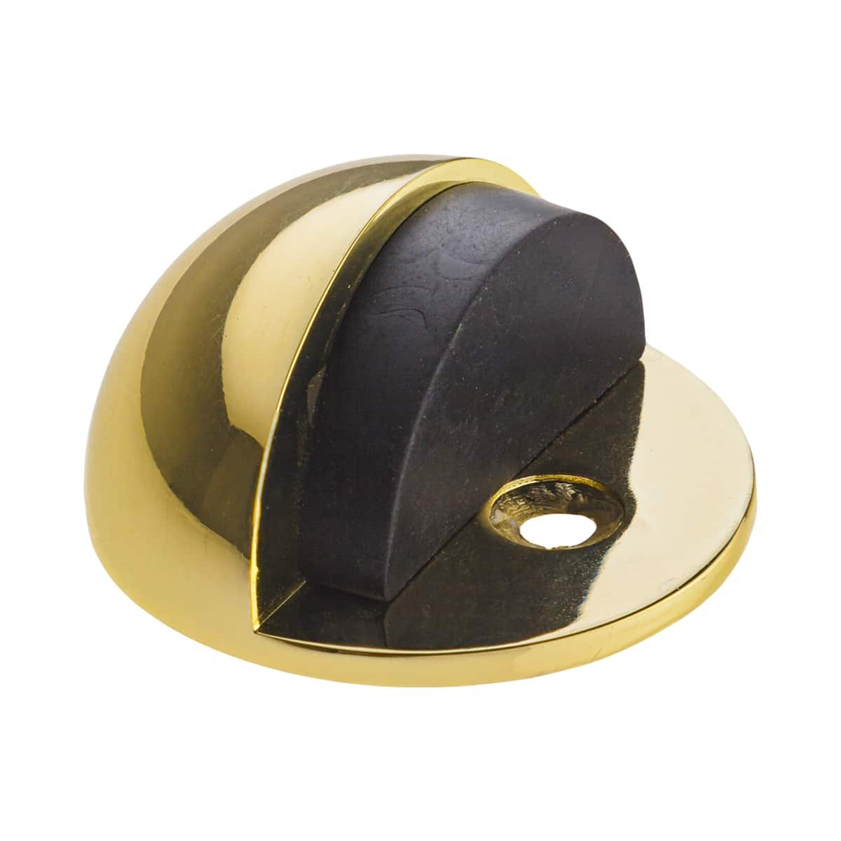 polished brass floor mounted doorstop handles inc