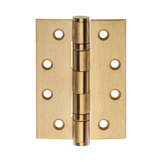 BUTT HINGE SATIN PVD BRASS 100X75X3MM