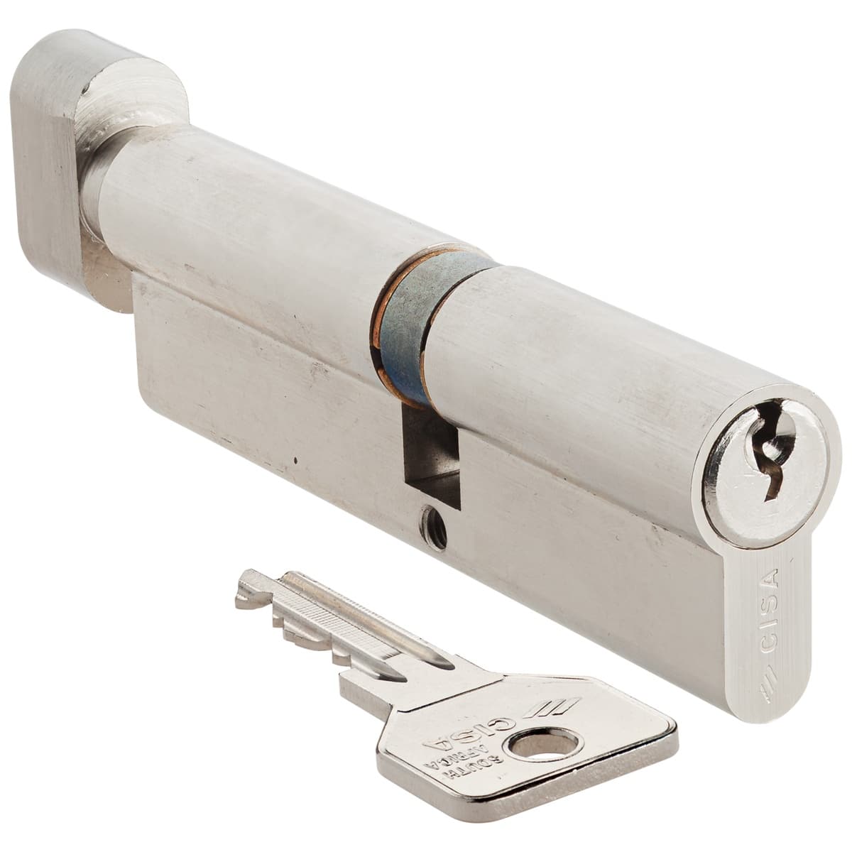 nickel offset knob cylinder cisa