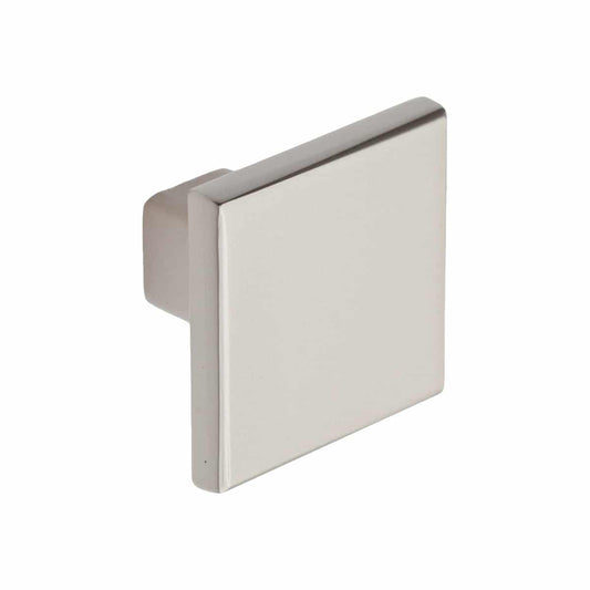 SQUARE KNOB SATIN NICKEL 30X30MM