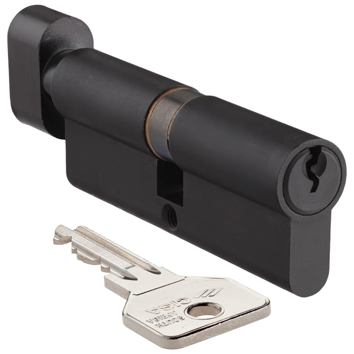 black knob cylinder cisa