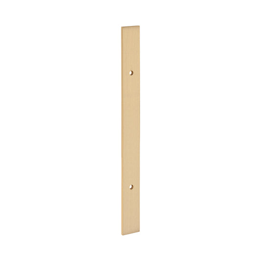 RECT BACKPLATE 96mm SATIN BRASS