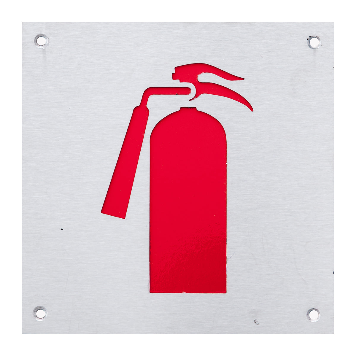 FIRE EXTINGUISHER 150x150x3mm NAA PLATE