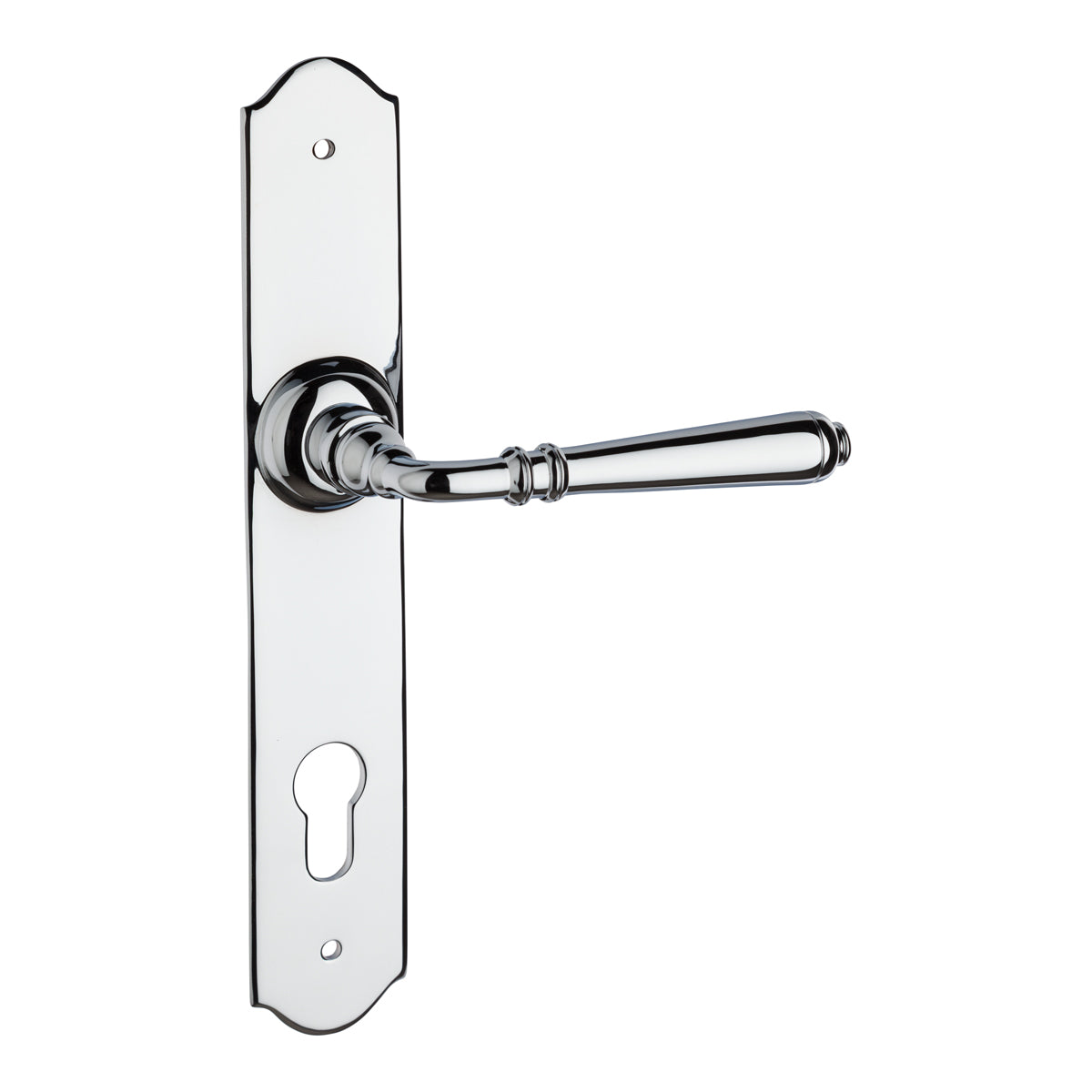 1017 LEVER ON BACKPLATE POLISHED CHROME