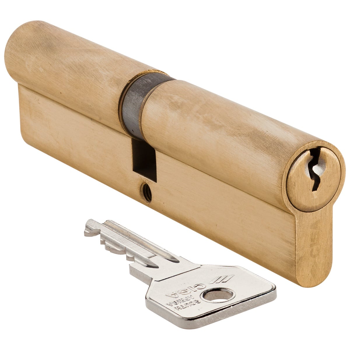 brass double cylinder cisa