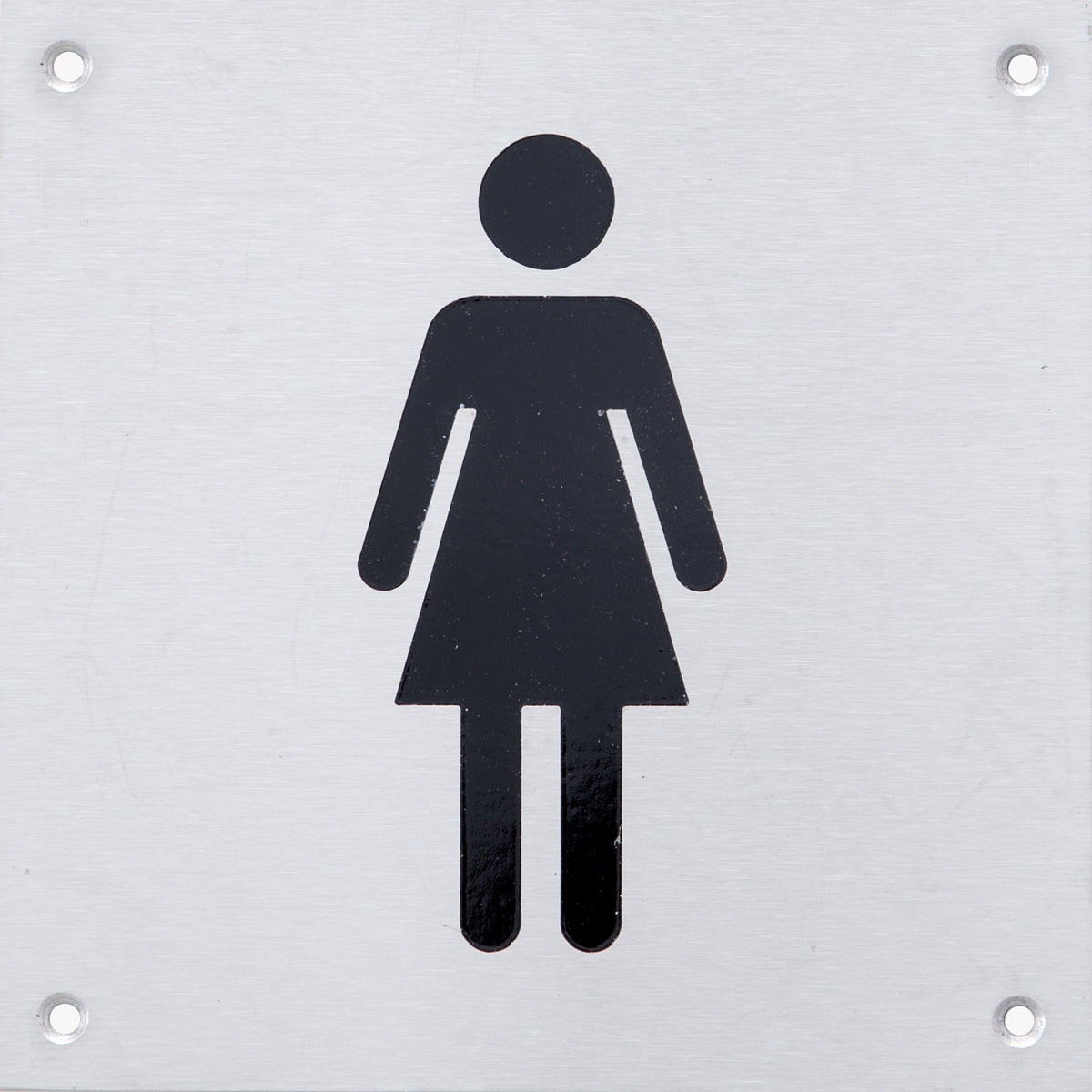 FEMALE S/STEEL SIGN