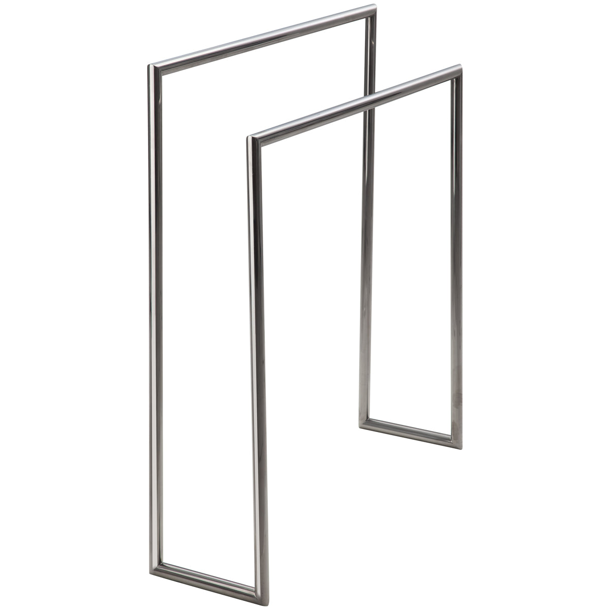U SHAPE FREE STANDING TOWEL RAIL POLISH