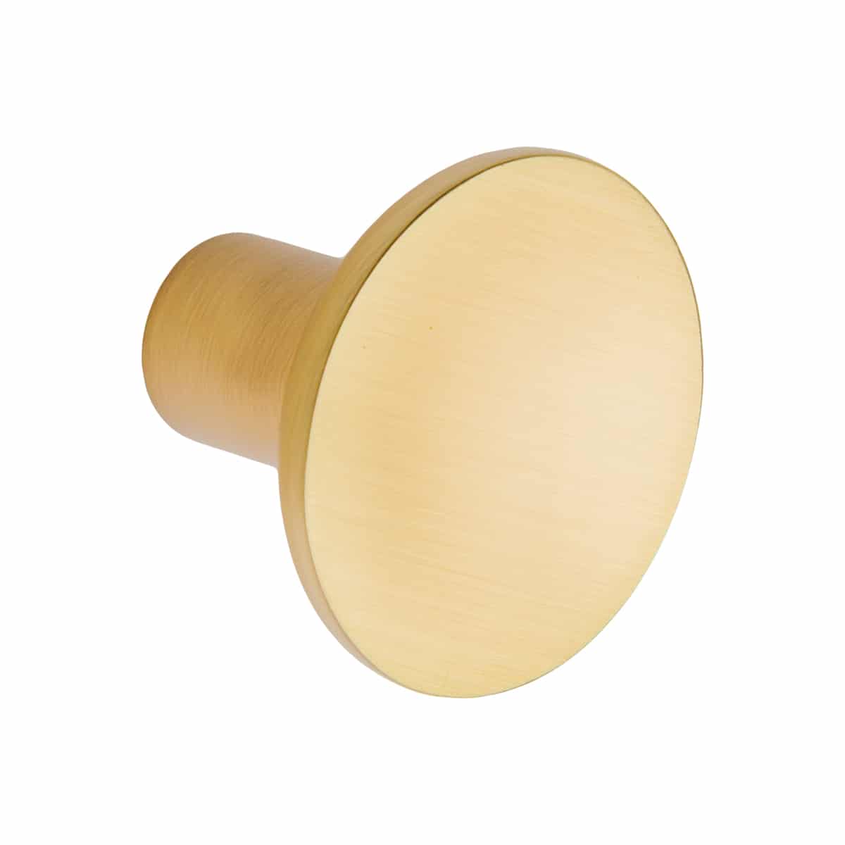 CONCAVE KNOB SATIN BRASS 35MM