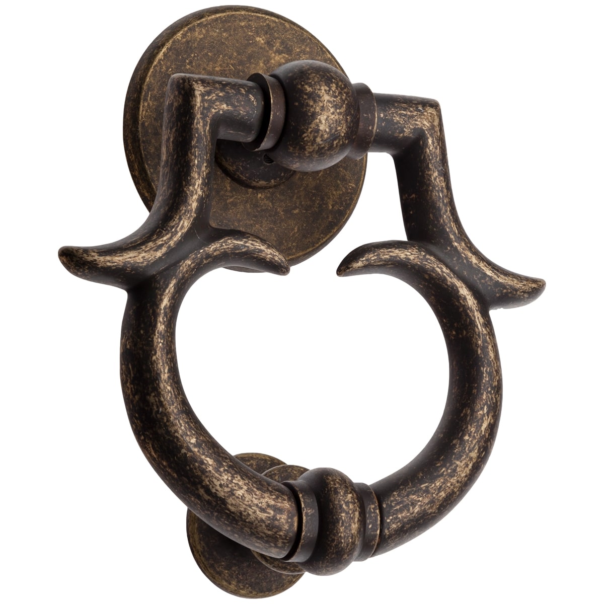 KNOCKER BAROCCO ANT BRASS