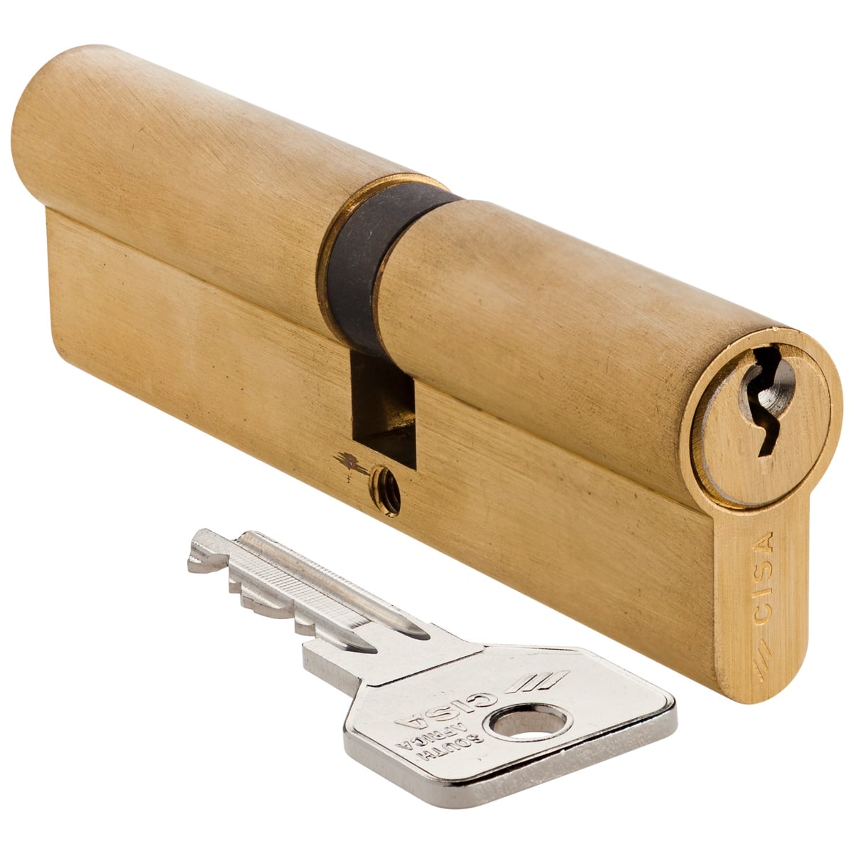 brass offset double cylinder cisa