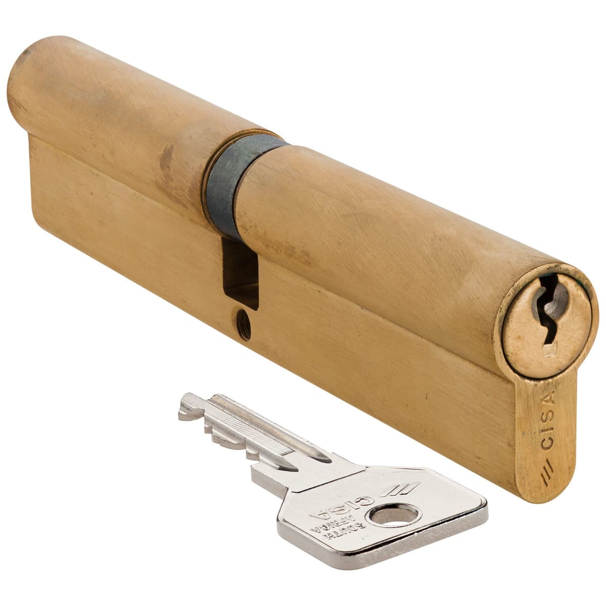 brass double cylinder cisa
