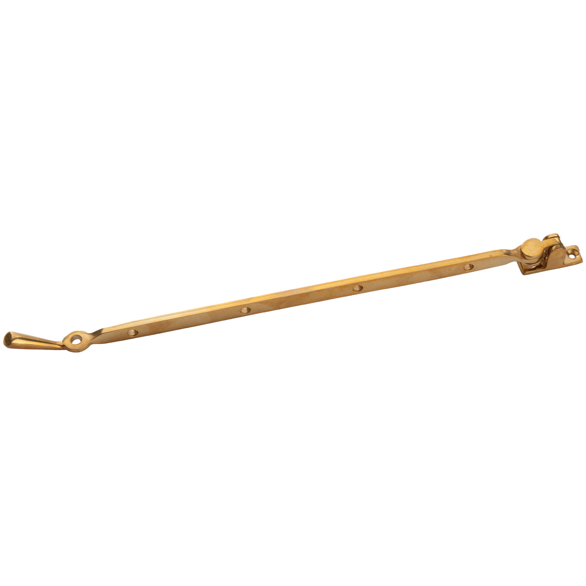 FANLIGHT STAY & FASTNER 350mm BRASS