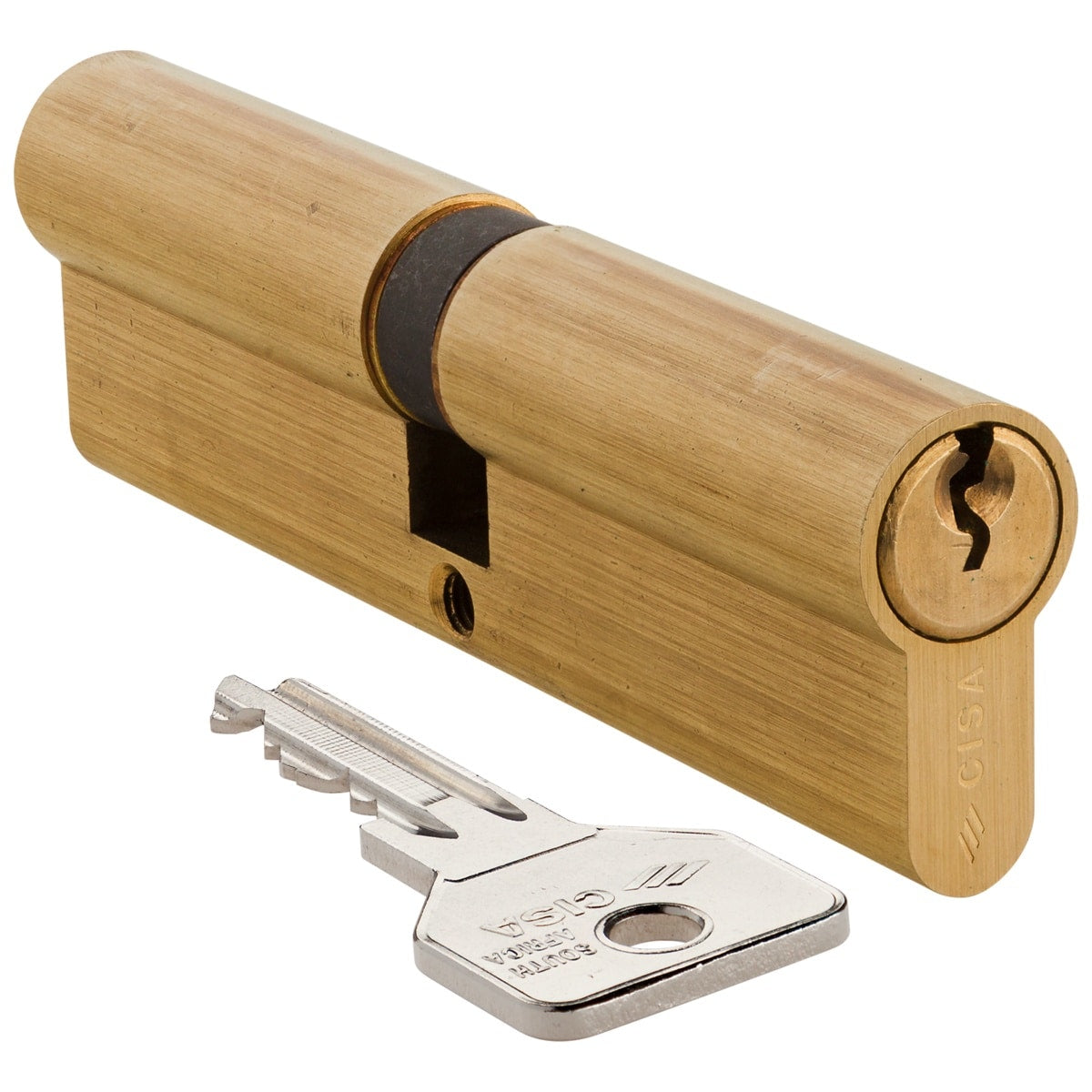 brass double cylinder cisa